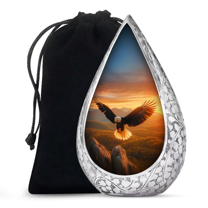 Flying Eagle Memorial Ashes Urn for Cremation - Urn For Ground Burial