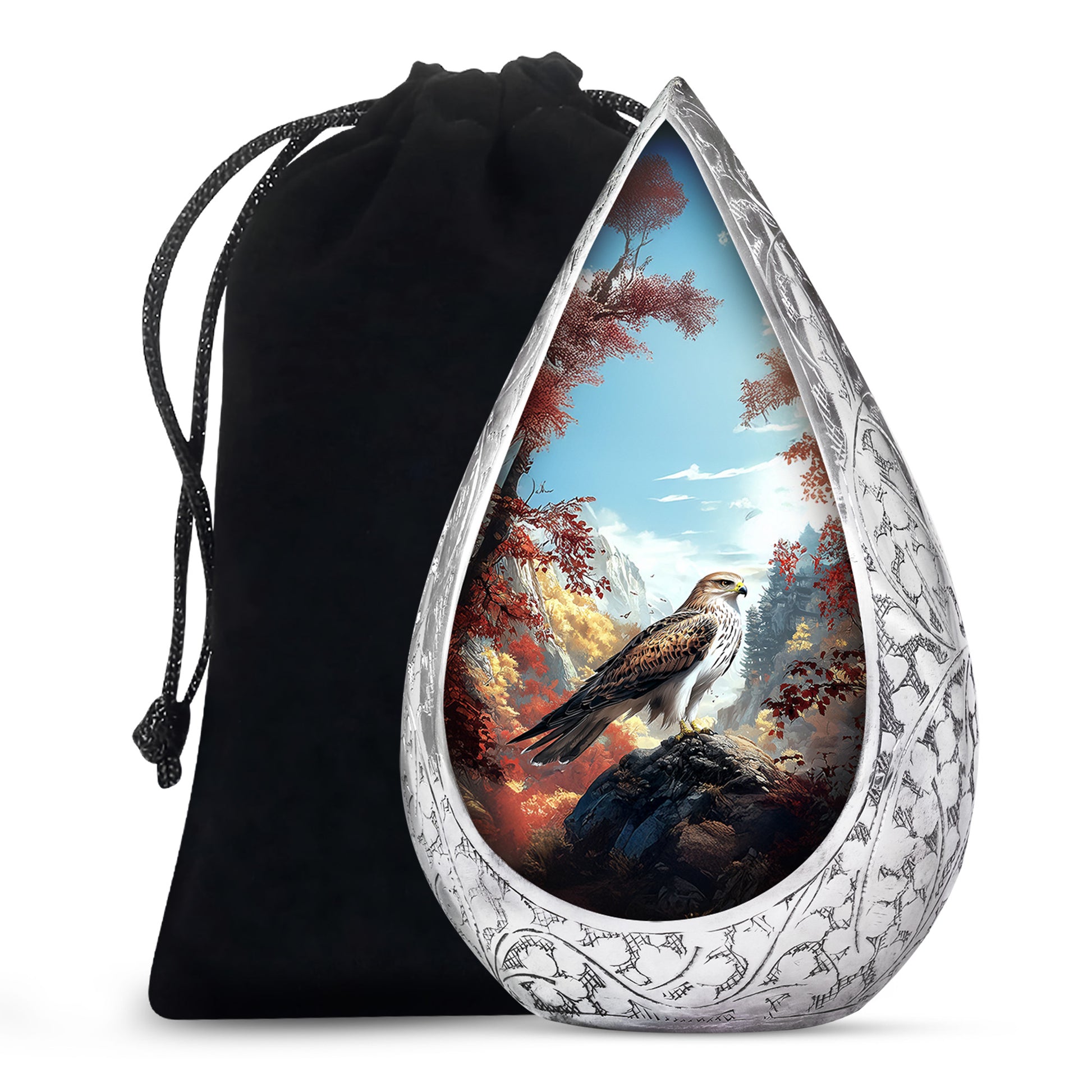 Eagle Mountain Cremation Urn - Nature Memorial Urn For Adult Ashes