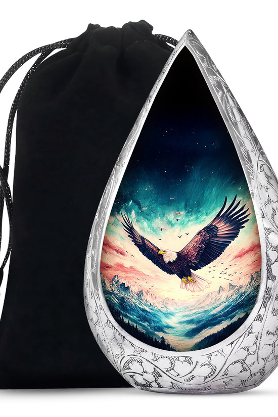 Wildlife Eagle Funeral Urn - Artistic Memorial Urn For Male & Female