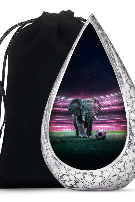 Elephant in Stadium Creamation Urn – Football Memorial Urn For Adult Ashes
