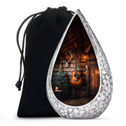 Guitar Theme Funeral Urn - Rustic Memorial Urn For Men & Women