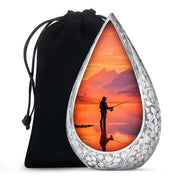 Lake Fishung Memorial Urn - Mountain Funeral Urn For Adult Ashes