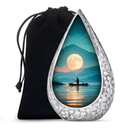 Moon Fishing Cremation Urn - Night Sky Cremation Urn For Burial
