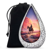 Cowboy Themed Funeral Urns - Beautiful Clowds Mountain Urns For Human Ashes