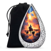 Cowboy Burial Urns For Ashes - Memorial Buria Urns For Pet Ashes