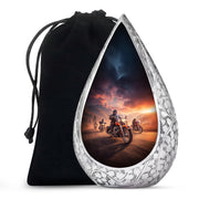 Motorcycle Riders Cremation Urn - Biker Memorial Urn For Loved Ones