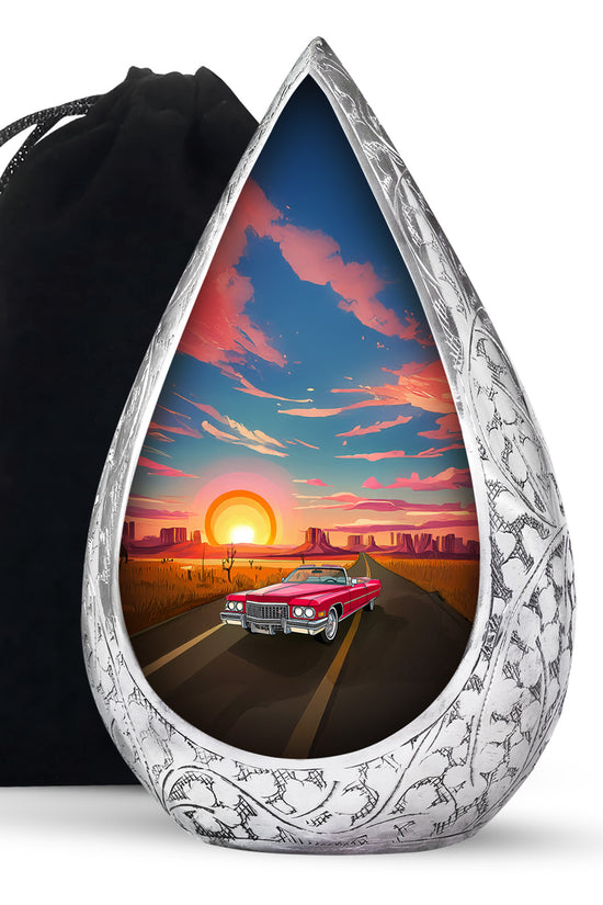 Vintage Car Urn for Ashes - Premium Funeral Urn For Dad