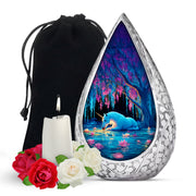 Unicorn Memorial Urn - Lotus Lake Funeral Urn For Loved Ones
