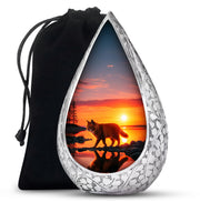 Sunset Cat Memorial Urn - Ocean Cremation Urn For Ashes