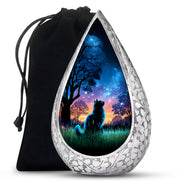 Cat Funeral Urn - Glowing Star Cremation Urn For Cat Ashes
