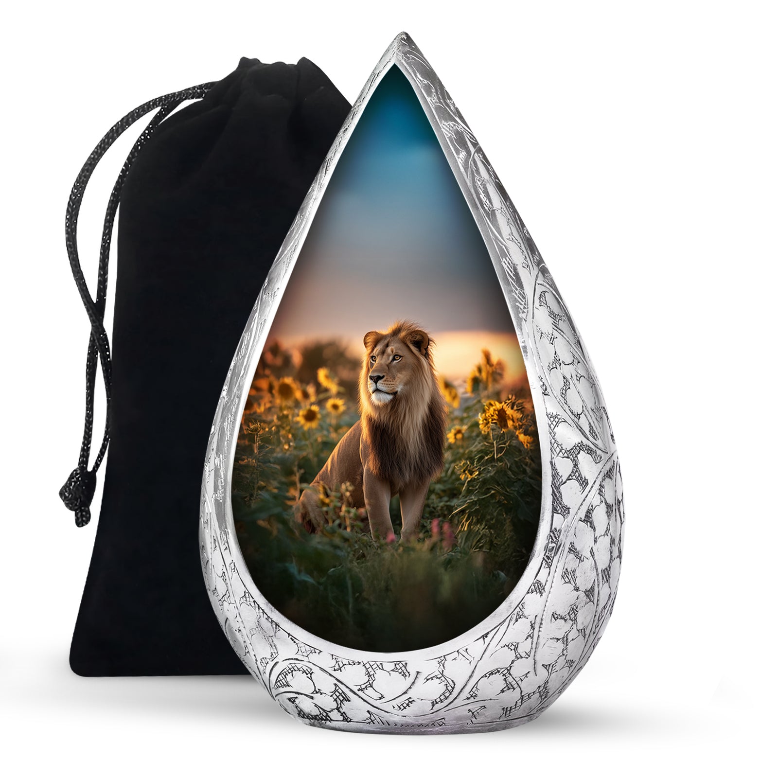 King Lion Cremation Urn - Sunrise Memorial Urns For Human Ashes