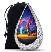 Native American Cremation Urn -Sunset Memorial Urn For Men