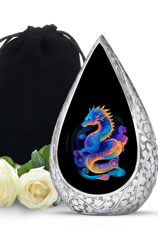 Dragon Memorial Urn - Colorful Cremation Urn For Loved Ashes