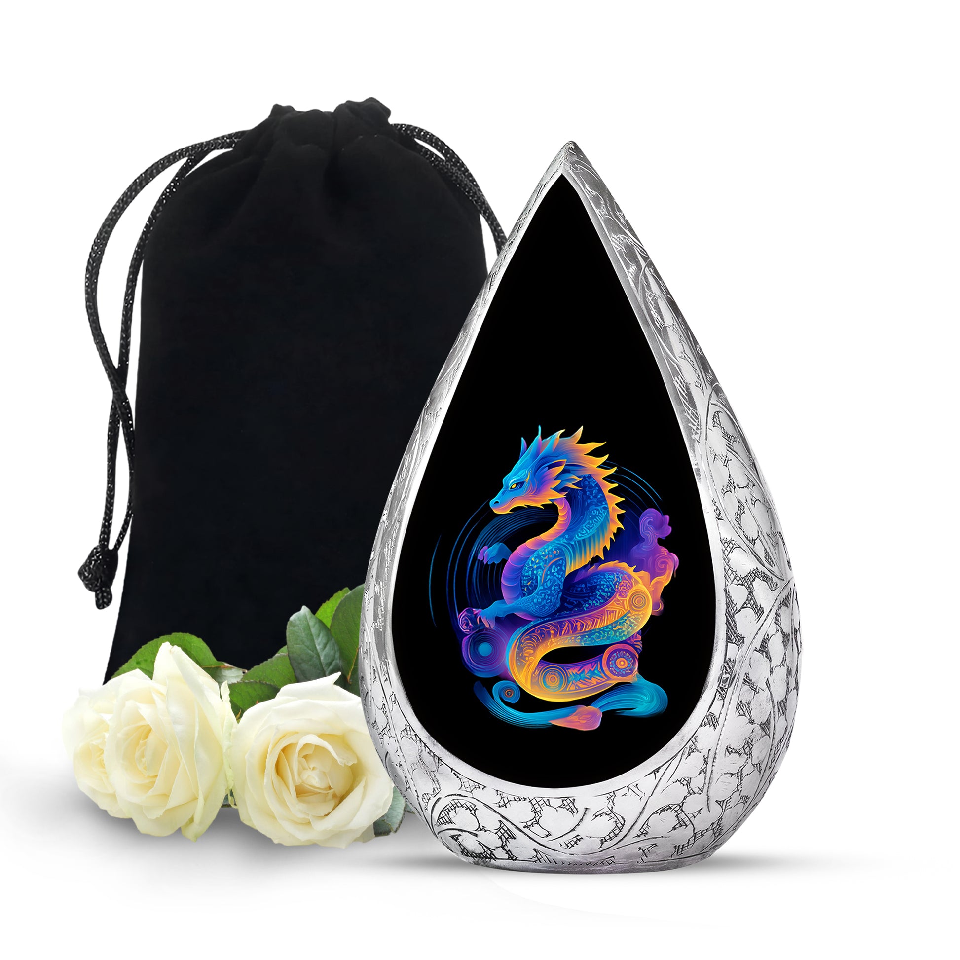 Dragon Memorial Urn - Colorful Cremation Urn For Loved Ashes