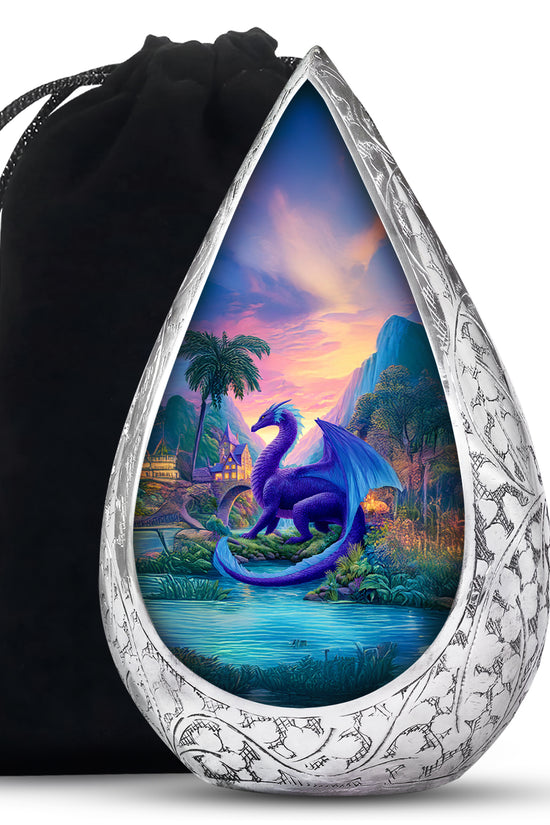 Dragon Memorial Urn - Beautiful Landscape Memorial Urn For Burial