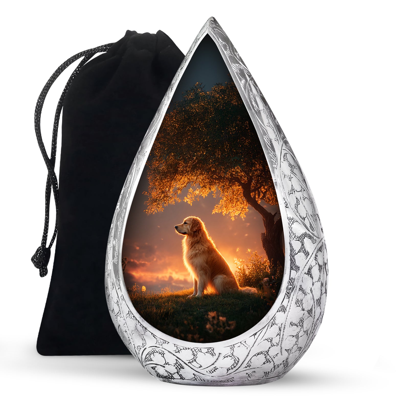 Pet Cremation Urn Dog - Golden Retriever Urn For Ashes