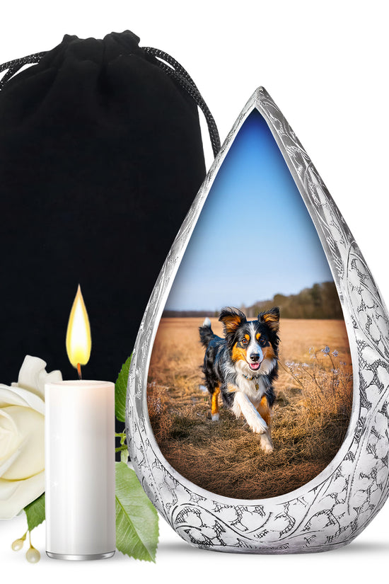 Peaceful Dog Memorial Urn - Elegant Pet Cremation For Dog Ashes