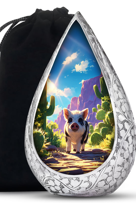 Desert Pig Memorial Urn - Cremation Urn For Human Ashes