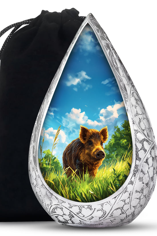 Brown Pig Cremation Urns - Beautiful Nature Memorial Urns For Burial