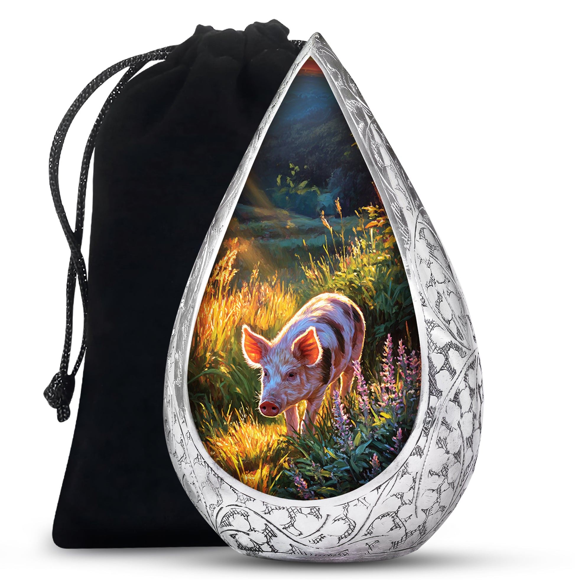Pig Artistic Memorial Urn - Cremation Urns For Male & Female