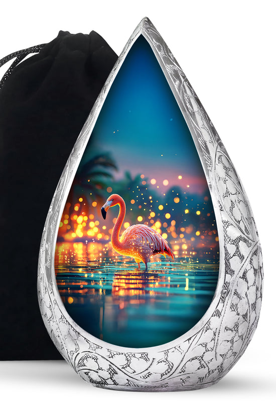 Flamingo Scenic Urn - Beautifully Designed Urns For Human Ashes