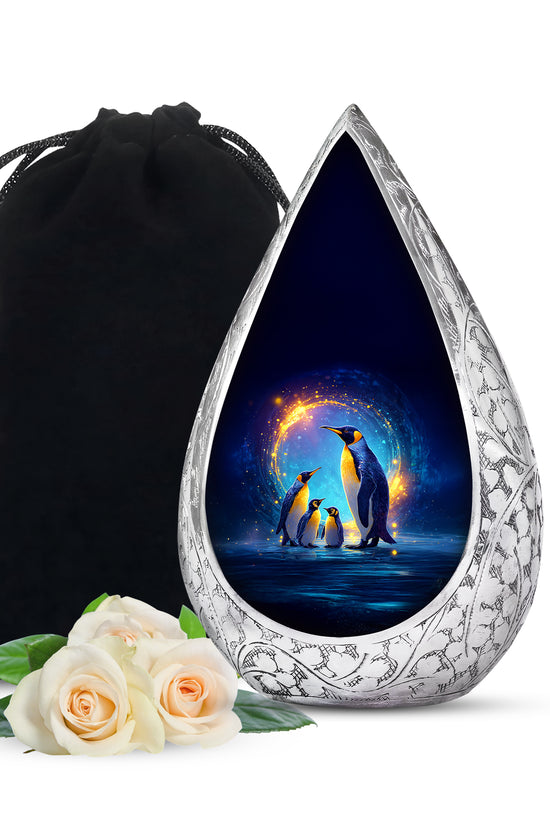 Penguin Urn For Ashes - Cremation Urn For Human Ashes