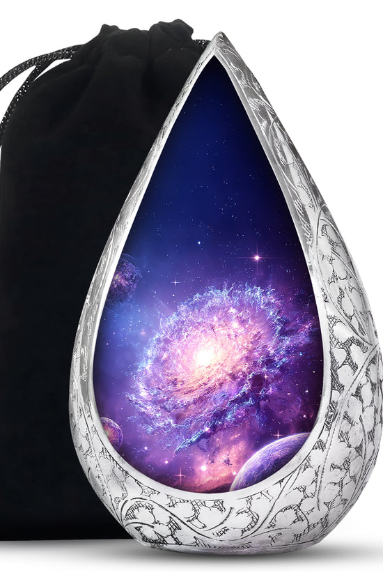 Space Galaxy Funeral Urn - Cremation Urn For Loved Ones