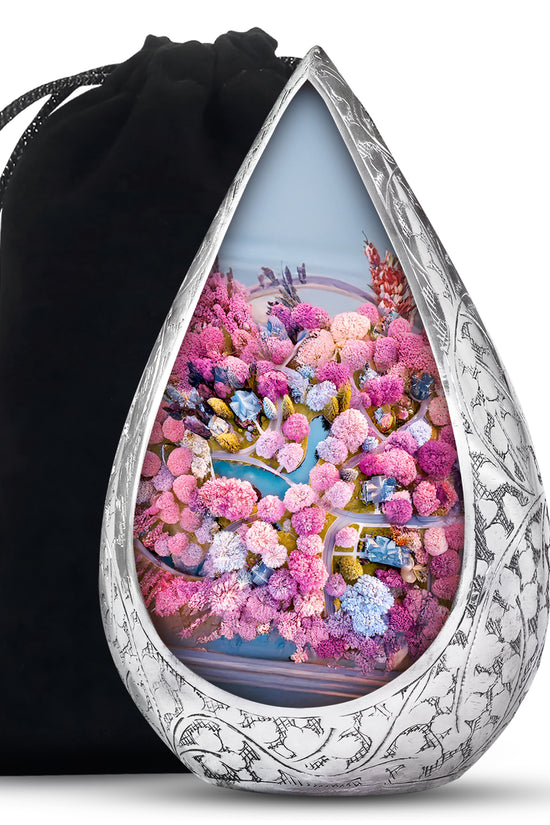 Scenic Blossom Landscape Cremation Urn - Cremation Urn For Ashes