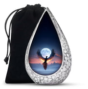 Moonlight Phoenix Memorial Urn - Night Sky Cremation Urn For Ashes