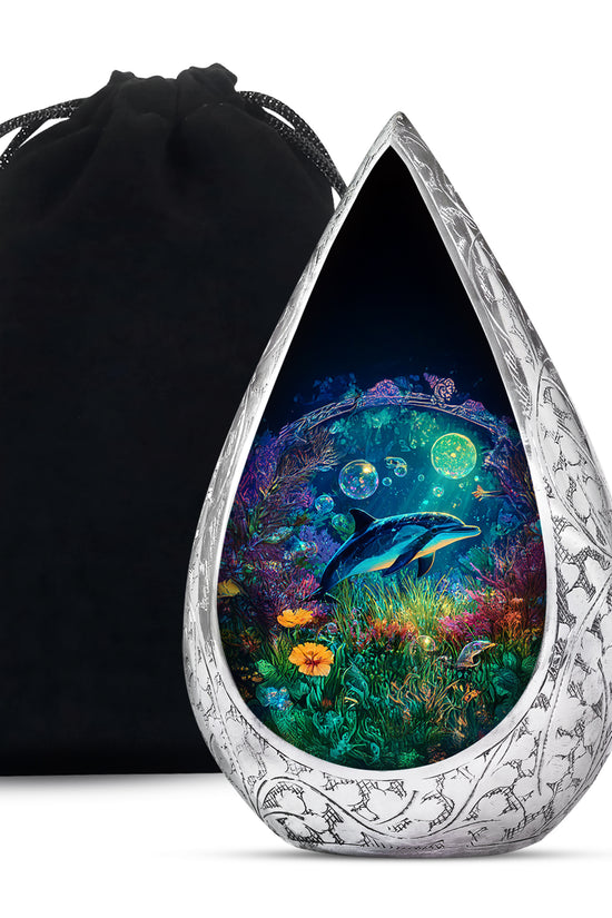 Deep Ocean Funeral Urn - Beautiful Cremation Urn For Burial