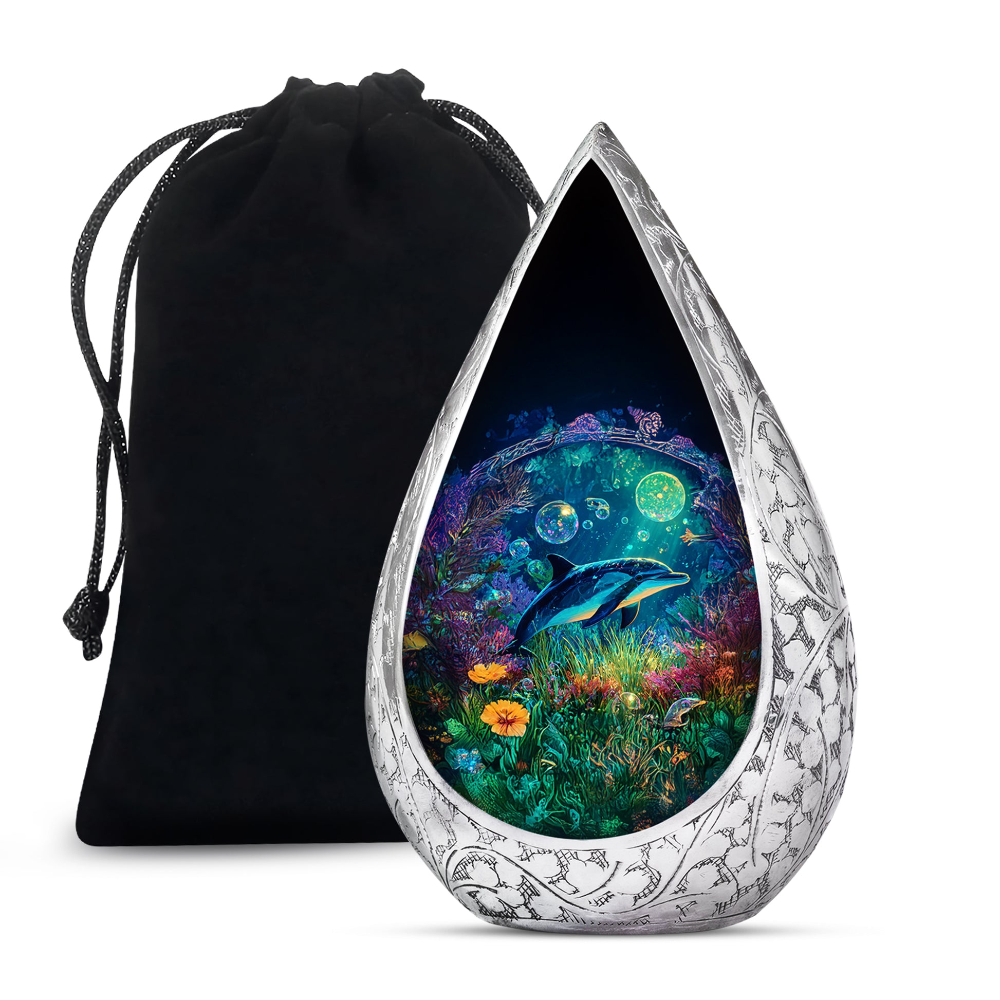 Deep Ocean Funeral Urn - Beautiful Cremation Urn For Burial