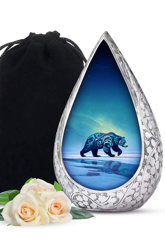 Bear Cremation Urn - Nature Wildlife Cremation Urn For Adult Ashes