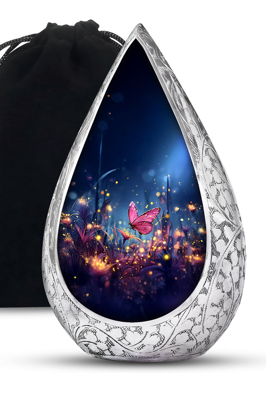 Butterfly Twilight Theme Cremation Urn - Premium Memorial Urn For Loved Ones