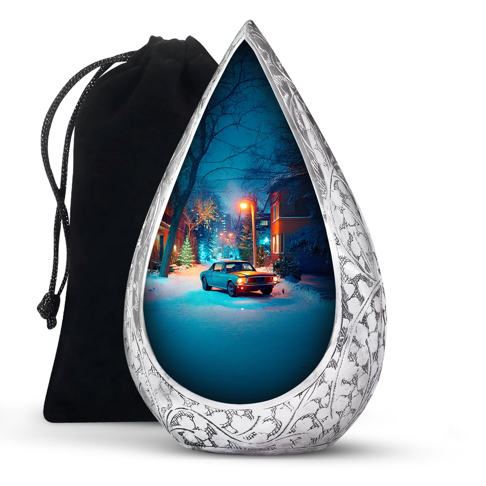 Old-School Themed Car Cremation Urn - Muscle Car Urns For Ashes