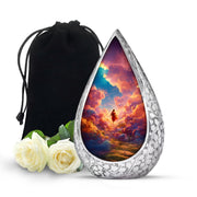 Divine Jesus Funeral Urn - Religious Cremation Urn For Human Ashes