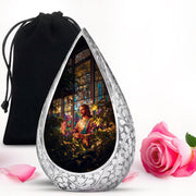 Jesus Portrait Cremation Urn - Funeral Urn For Men & Women