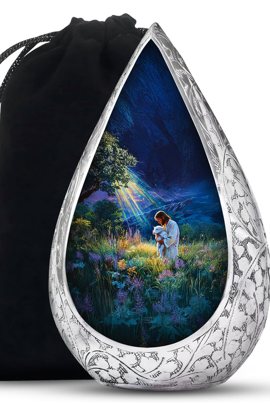 Jesus Memorial Urn - Beautiful Cremation Urn For Human Ashes