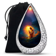 Loving Jesus Funeral Urn - Divine Light Cremation Urn For Adult Ashes