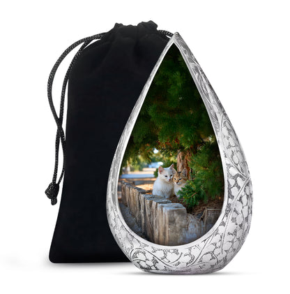 Cat Funeral Urn - Couple Cremation Urn For Pet Ashes