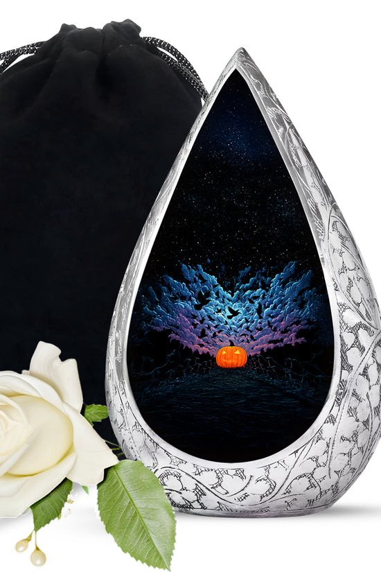 Artistic Halloween Funeral Urn - Cremation Urn For Male & Female Ashes