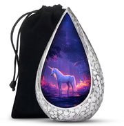 Beautiful Unicorn Cremation Urn - Large Funeral Urn For Human Ashes