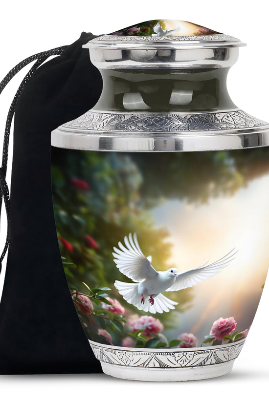 Dove Bird Memorial Urn For Ashes Beautiful Cremation Urn For Burial