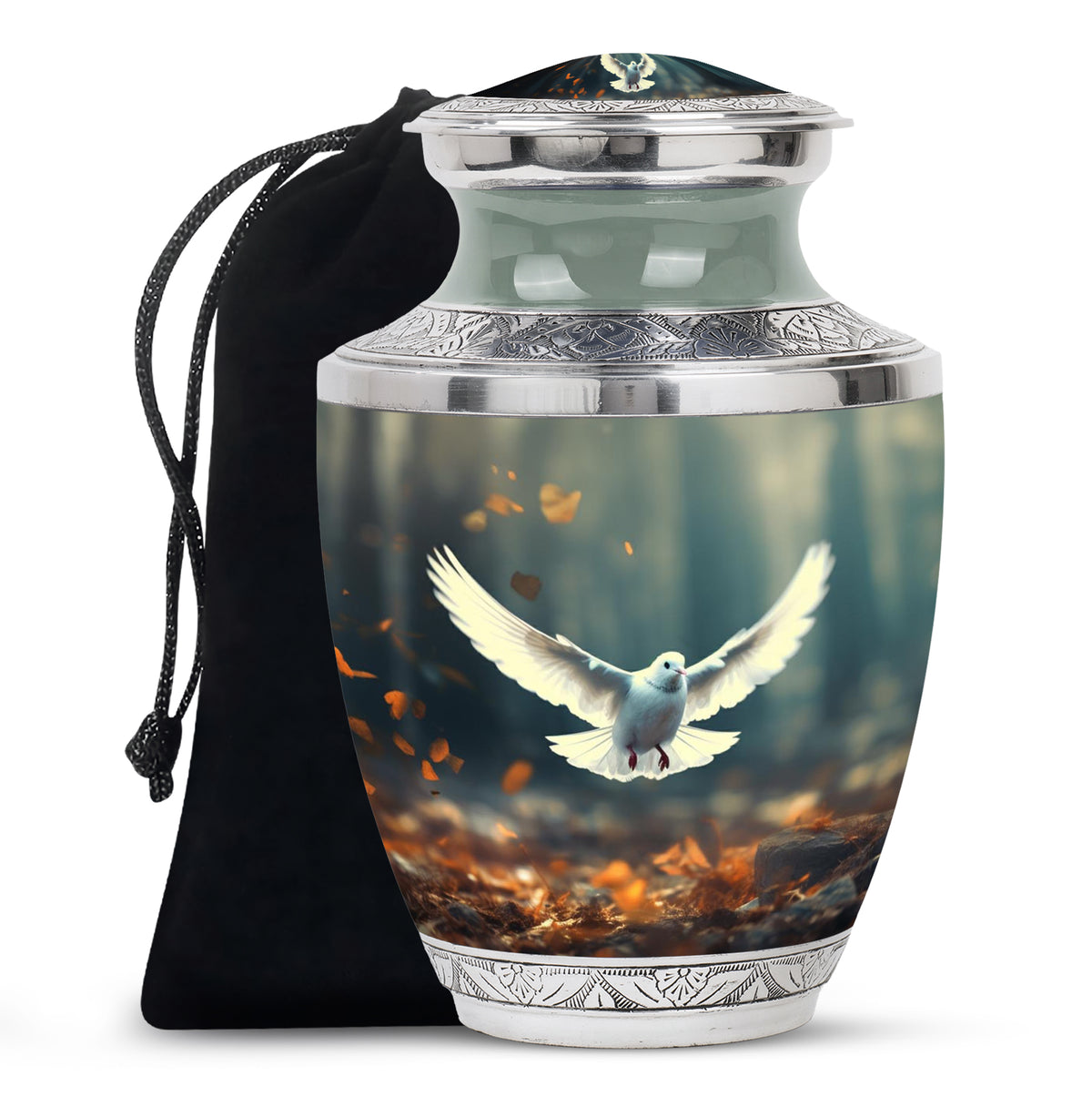 Dove Bird Urns For Ashes - Large Cremation Urn For Loved ones