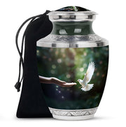 Dove Cremation Funeral Urn - Large Funeral Urn For Loved Ones
