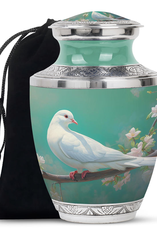 Dove Funeral Urn - Large Funeral Urn For Loved Ones