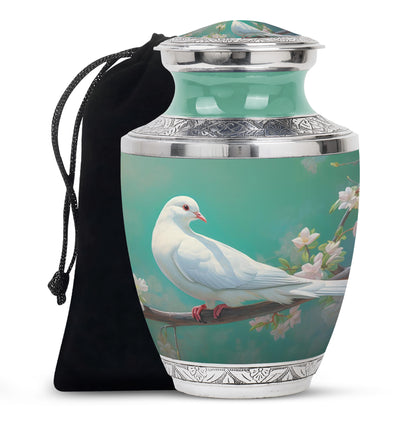 Dove Funeral Urn - Large Funeral Urn For Loved Ones