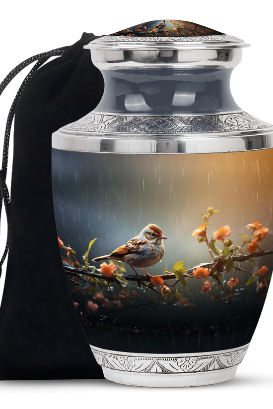 Sparrow Memorial Urn - Beautiful Cremation Urn For Loved Ones