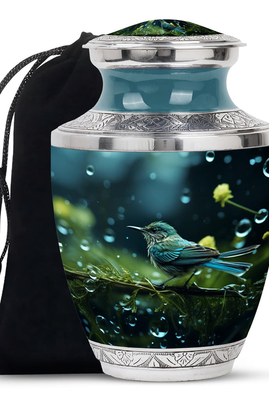 Sparrow Memorial Urn For Ashes - Large Cremation Urn For Ashes