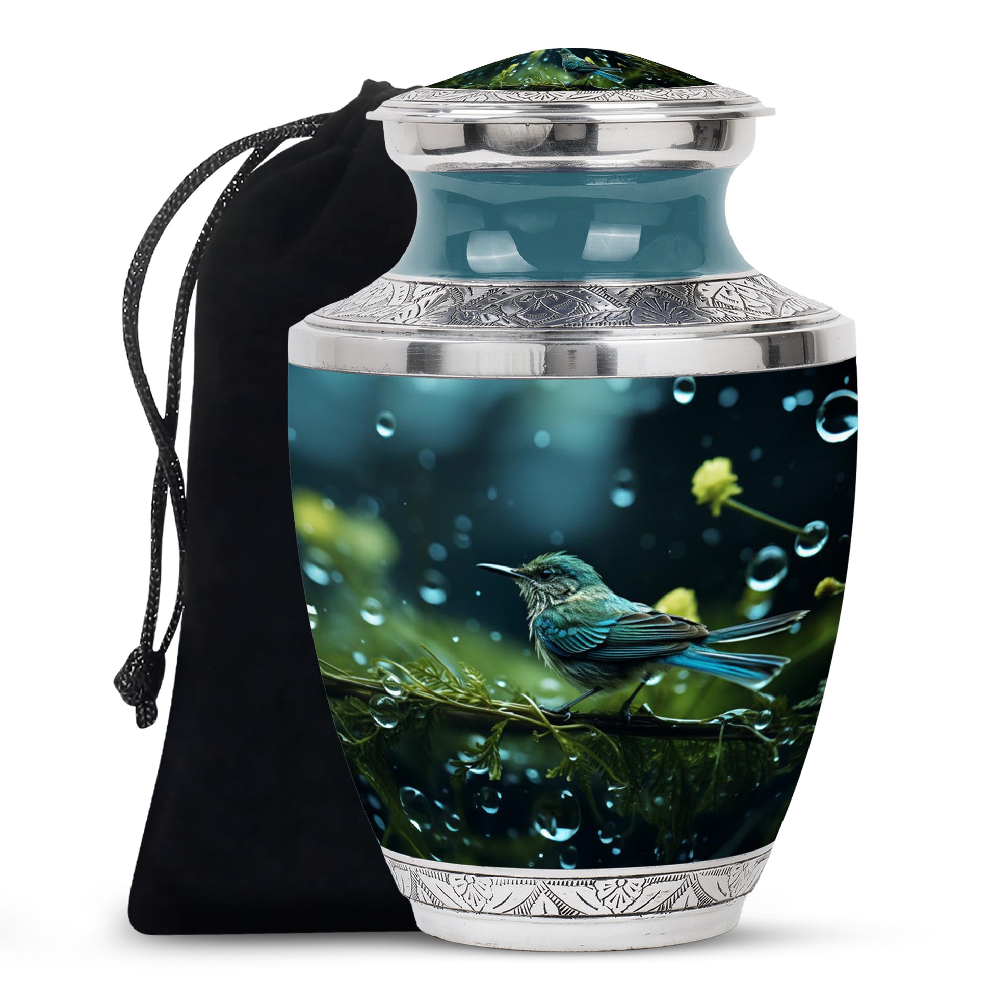 Sparrow Memorial Urn For Ashes - Large Cremation Urn For Ashes