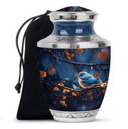 Sparrow Funeral Urn For Ashes - Aluminium Memorial Urn For Ashes
